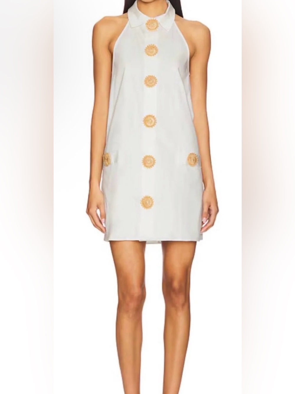 My Beachy Side Amber Mini Dress In White Sz Small NWT